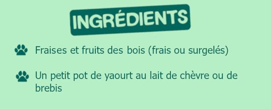 Ingrédients fruits