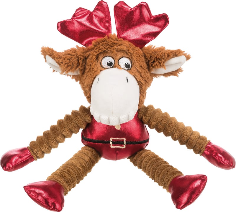 Leverancier-Trixie-Speelgoed-knuffel-rendier-kersteditie-hond