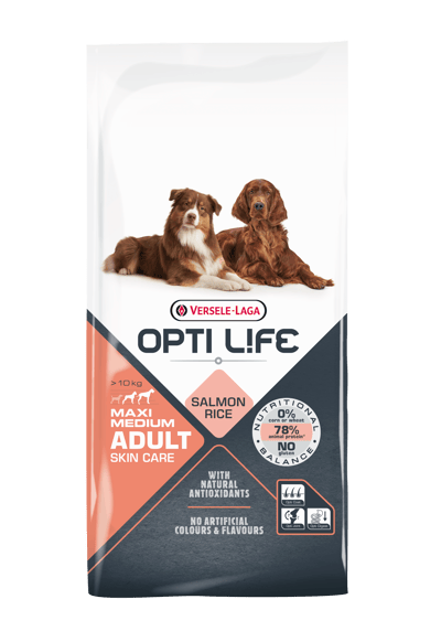 Opti Life Adult Skin Care Medium&Maxi 12,5kg