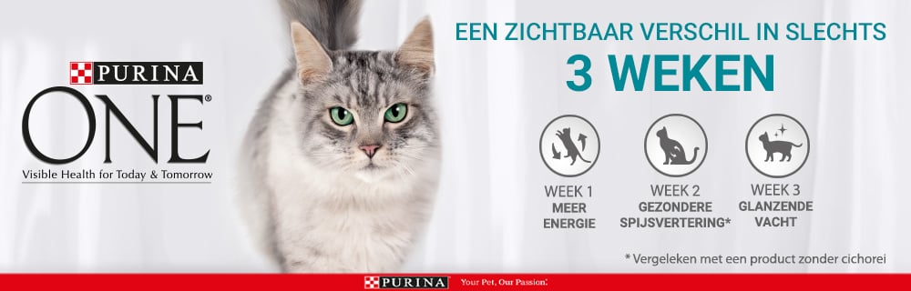 Purina One 3 weken challenge NL